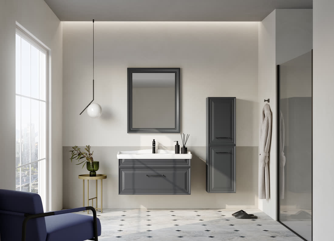 Design Badmöbel-Set